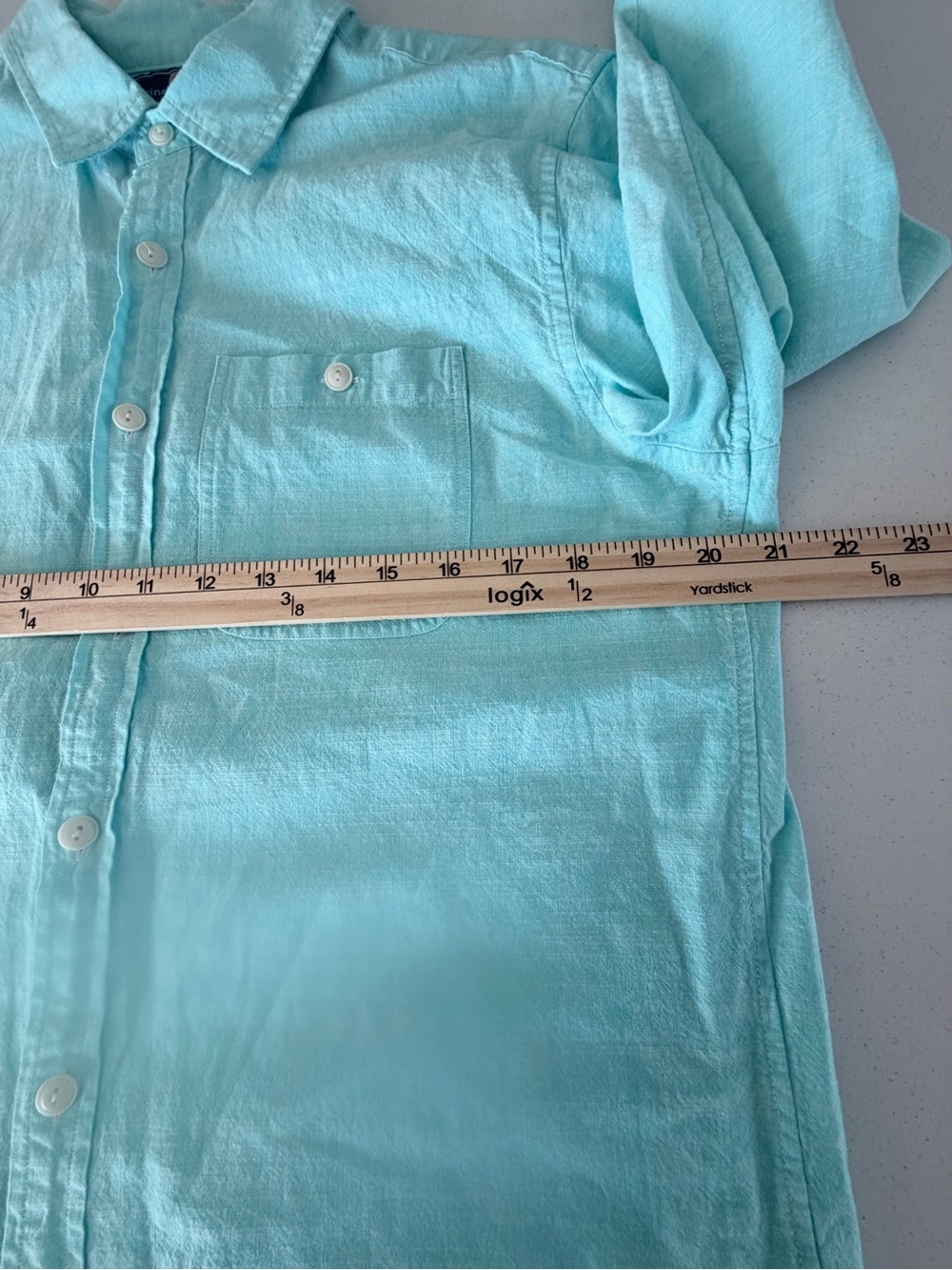 Vineyard Vines Men's Button-Down Shirt in Aqua - Picture 5 of 7